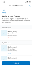 Producer Enrollment Available Devices
